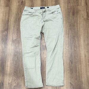 Lucky Brand Khaki Straight-Leg Pants